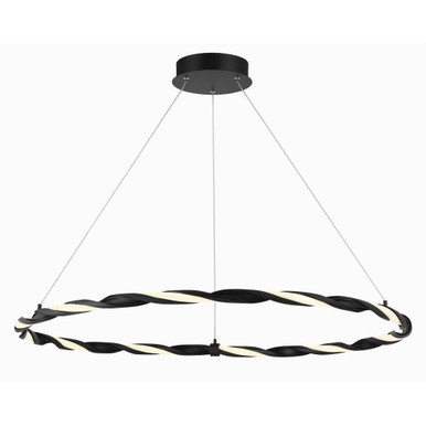 Convolution 1 LED Light Oversized Pendant by George Kovacs - P5483-66A-L