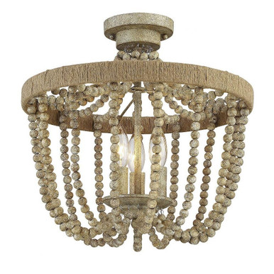 3 Light 15 Inch Wide Semi Flush Mount by BSH - 2583-BEL-4641756