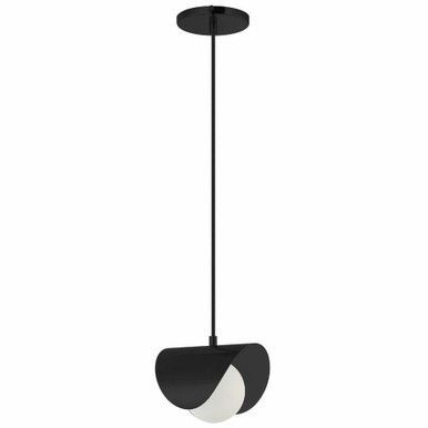 Cresent 1 Light Small Pendant by Dainolite - CRT-61P-MB