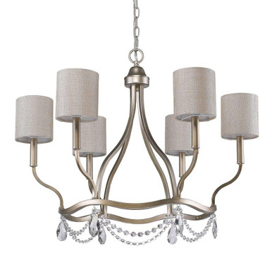 Margaret 6 Light Large Chandelier by Acclaim - IN11005WG