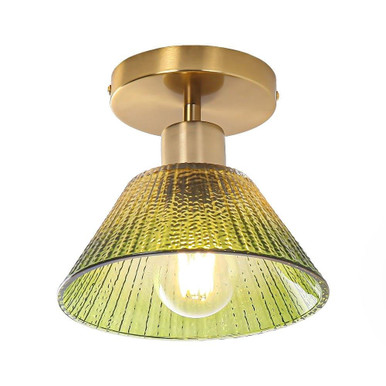 Brightspire Boulevard 1 Light Semi Flush Mount 7.5 Inch and 3.5 Inch Wide by BSH - 2615-BEL-5329371