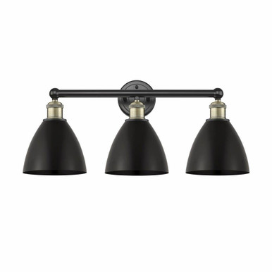 Metal Bristol 3 Light Vanity Light by Innovations - 616-3W-MB