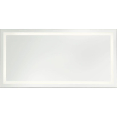 Mera 62W 1LED Rectangle Frameless AntiFog Mirror 72 Inch Wide by Generation - MRIL1414