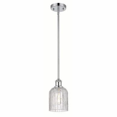 Bridal Veil 1 Light Steel Mini Pendant by Innovations - 516-1S-G559-5