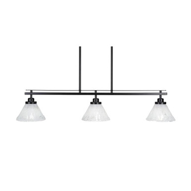 Odyssey 3 Light Oversized Island Pendant 7.5 Inch Tall by Toltec - 2636-MB-451