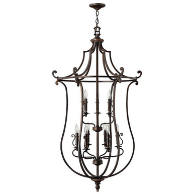 Plymouth 9 Light Large Chandelier by Hinkley - 4259OB