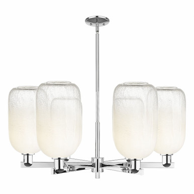 Brookhaven Cloche 6 Light Stem Chandelier 23.88 Inch Wide by Innovations - 716-6CR-G482-7