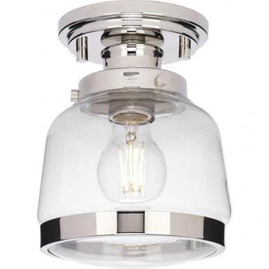 Judson 1 Light 6.5 Inch Wide Flush Mount by Progress - P350220