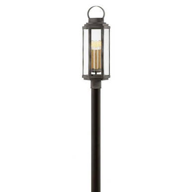 Danbury Three Light Outdoor Large Post Top/Pier Lantern by Hinkley - 2537DZ