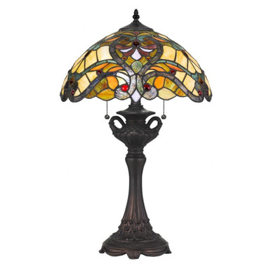 Vekio Avenue 2 Light Table Lamp 25 Inches Tall and 15.38 Inches Wide - 1-BEL-5191379