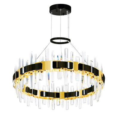 Aya LED Light Large Round Chandelier by CWI - 1592P32-612