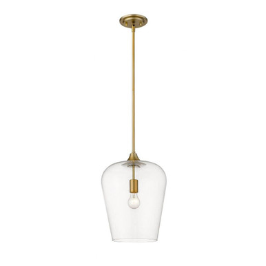 Joliet 1 Light Pendant in Shabby Chic Style 12 x 16.25 Inches by Z Lite - 473P12