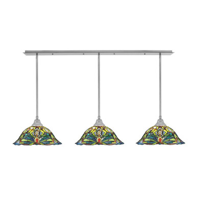 Any 3 Light Large Linear Pendant 63 Inch Length by Toltec - 48-19-9-63