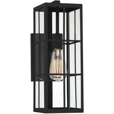 Ericson 1 Light Outdoor Wall Lantern 16 Inch Tall by Savoy House - 5-1989-bk