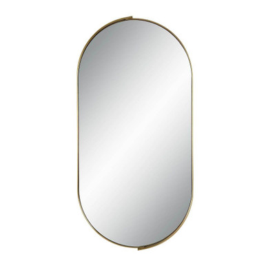 Aleah Oval Wall Mirror 40 Inch Tall and 20 Inch Wide by Renwil Inc - MT2537