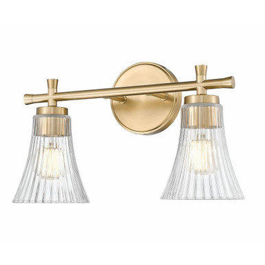 Belle 2 Light Bath Vanity 10 Inch Tall and 16 Inch Wide by Z Lite - 7519-2V