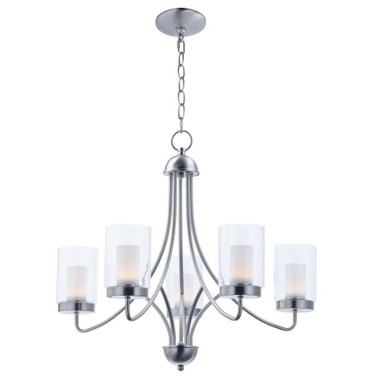 Mod 5 Light Medium Chandelier by Maxim - 30265CLFTSN