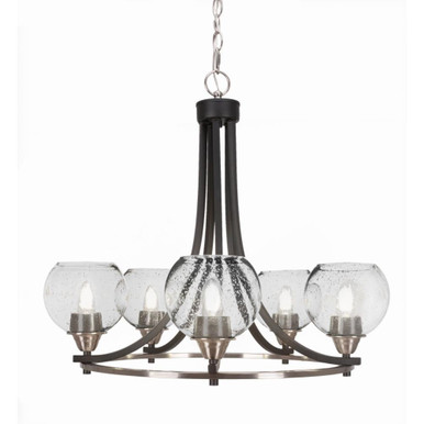 Paramount 5 Light Medium Chandelier by Toltec 3405-MBBR-212 - 3405-252225