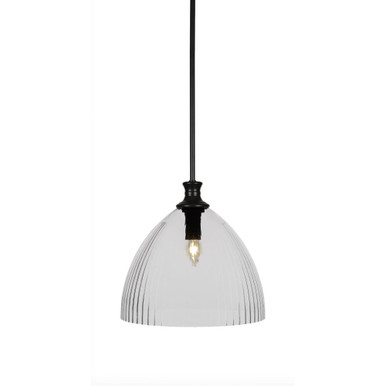 Carina 1 Light Medium Stem Hung Pendant 14 Inch Wide by Toltec - 75-14-1325-