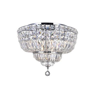 Stefania 8 Light 20 Inch Wide Flush Mount by CWI - 8003C20C