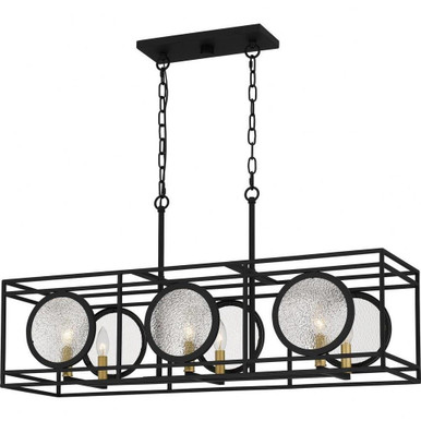 Chalamont 6 Light Oversized Linear Pendant by Quoizel - CHT636EK