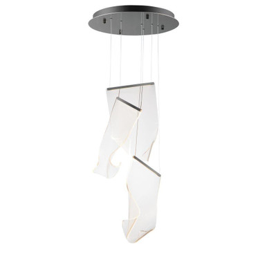 Rinkle 9W Three LED Light Medium Pendant by ET2 - E24874-133BGM