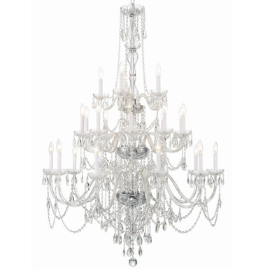 Traditional Crystal 25 Light Oversized Chandelier by Crystorama - 1156