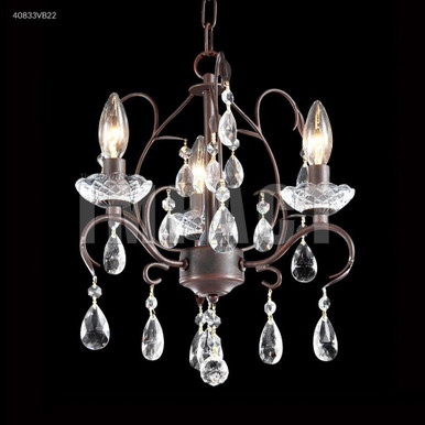 3 Light Mini Chandelier by James Moder 40833 - 40833