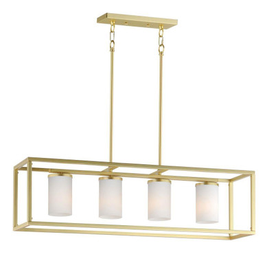 Chalfont Laurels 4 Light Linear Pendant by BSH - 93-BEL-5225481