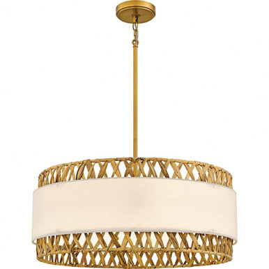 Hawk Green 5 Light Pendant 10.25 Inch Tall and 24 Inch Wide by BSH - 71-BEL-5269542