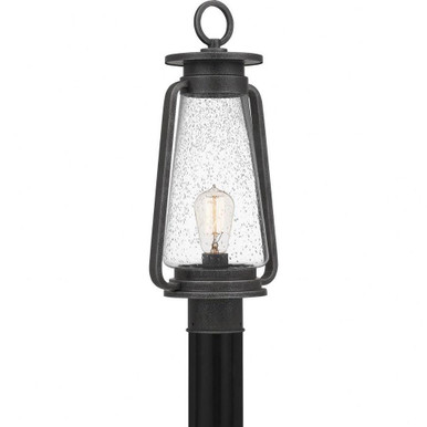 Sutton 1 Light Outdoor Post Lantern 19.25 Inches high by Quoizel - SUT9009SPB