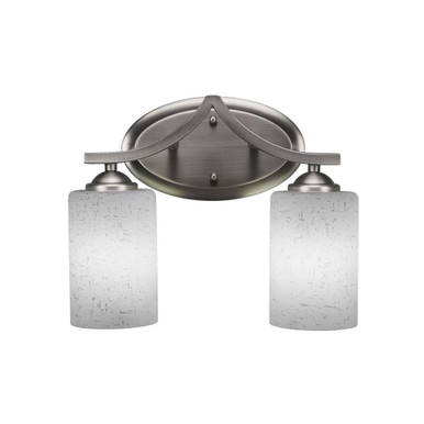Zilo 2 Light Vanity Light 13 Inch Length by Toltec - 552--1025-13