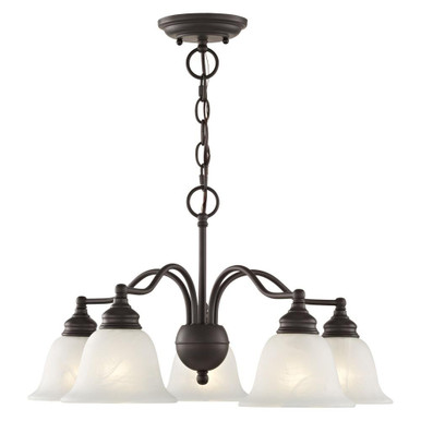 Essex 5 Light Medium Chandelier by Livex - 1346