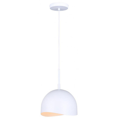 Henlee 1 Light Small Pendant by Canarm Inc - IPL1122A01WH