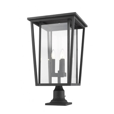 Ashton Woodlands 3 Light Outdoor Pier Mount Light 25.75 x 14 In by BSH - 372-BEL-3173815