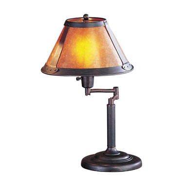 One Light Swing Arm Table Lamp 14 Inches Wide - 1-BEL-649313