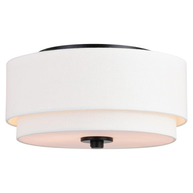 Burnaby 2 Light 13 Inch Wide Flush Mount by Vaxcel - C0278