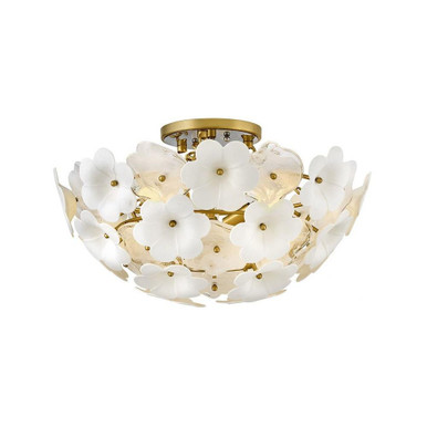 Marianne 15W 3 LED Semi Flush Mount 20.75 Inch Wide by Fredrick Ramond  - FR41963DG