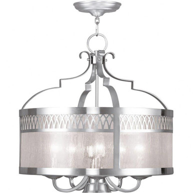 Westfield 6 Light Large Chandelier by Livex - 4726-91