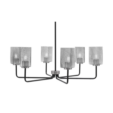 Sandia 6 Light Chandelier 11.5 Inch Tall and 33.5 Inch Wide by Toltec - 6206-115-335