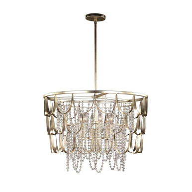 Dulce 6 Light Large Pendant by Kalco - 508851CSL
