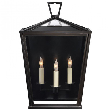 Darlana 3 Light Medium Outdoor Wall Lantern by Visual Comfort Signature - CHO 2084BZ