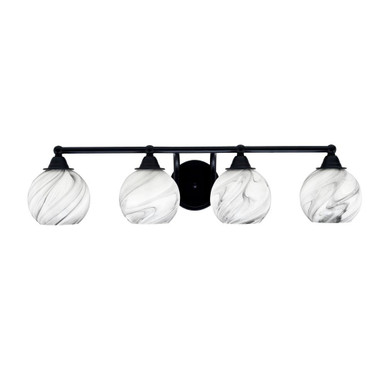 Paramount 4 Light Vanity Light 31.25 Inch Length by Toltec - 3424-7-41
