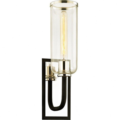 Aeon 1 Light Wall Sconce 19.75 x 5.5 Inches by Troy - B6271-TBK/PN