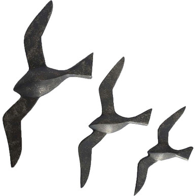 Skyward 20 Inch Irregular Wall Art (Set of 3) by Renwil - W6614