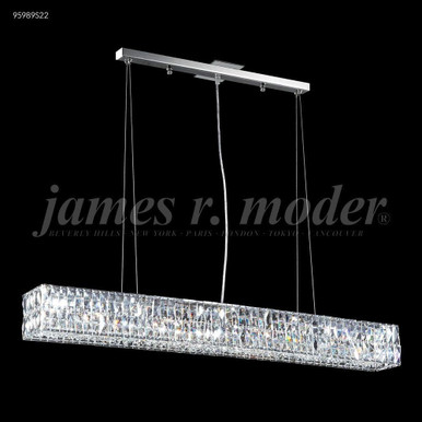 Contemporary 8 Light Mini Chandelier by James Moder - 95989