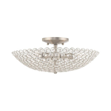 Burgess Birches 3 Light 16 Inch Wide Flush Mount by Bailey Street Home - 218-BEL-2944588