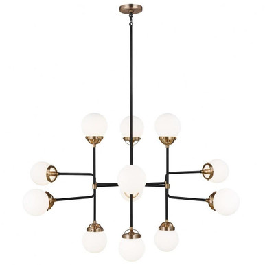 Cafe 12 Light Oversized Chandelier by Visual Comfort Studio - 3187912