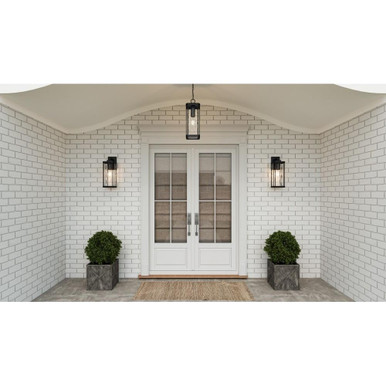 Fern Leas 1 Light Outdoor Wall Mount 16.75 Inch Tall by Bailey Street Home - 71-BEL-4961848