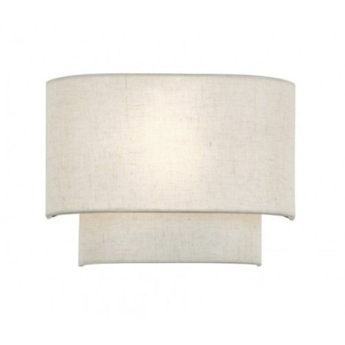 Manorwood 1 Light ADA Wall Sconce 8 Inch Tall and 11 Inch Wide by Livex - 41930-92